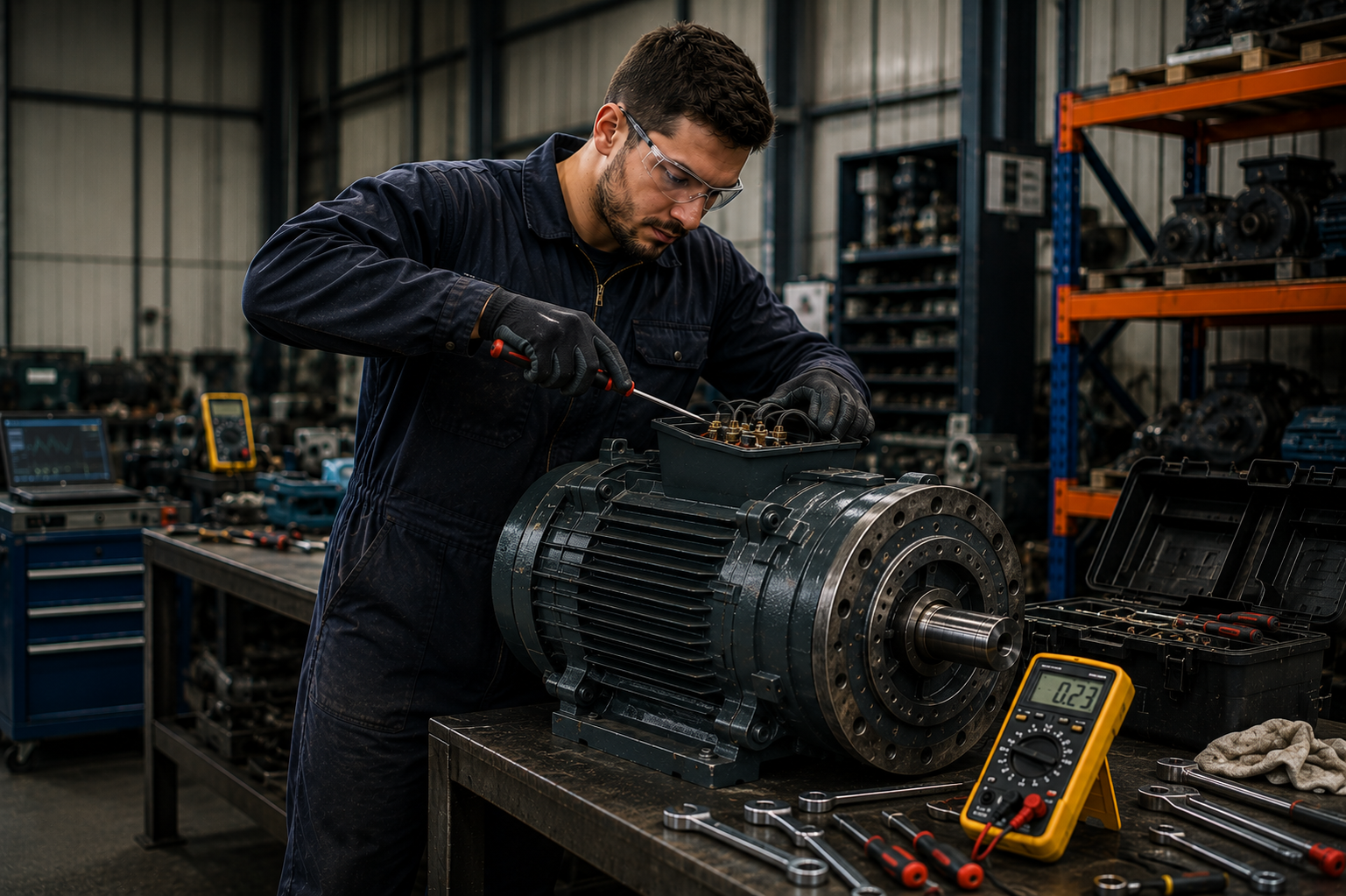 Industrial machinery repair